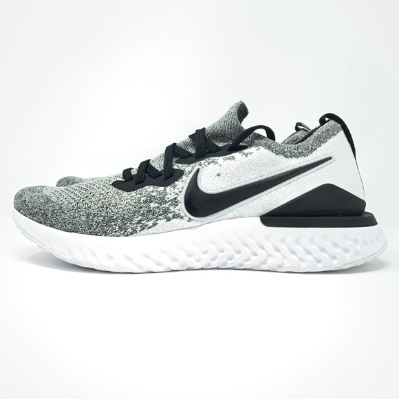 Nike Epic React Flyknit 2 'Oreo' Running Shoe - Picture 2 of 8